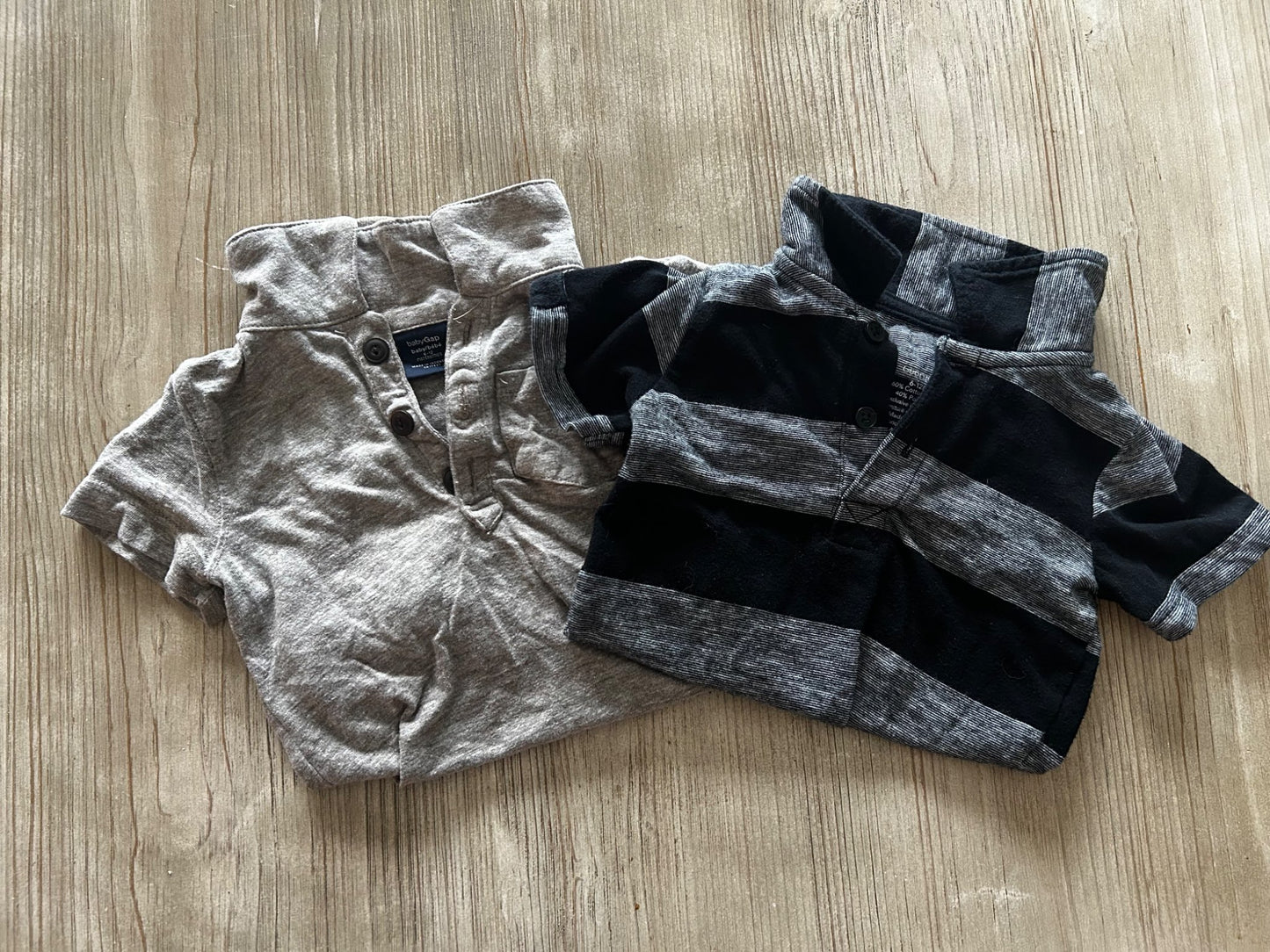 Tshirt collared onesie 6-12m, Kids 12 Month (9-12M)