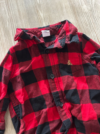 Plaid red bundle 6-12 m, Kids 12 Month (9-12M)