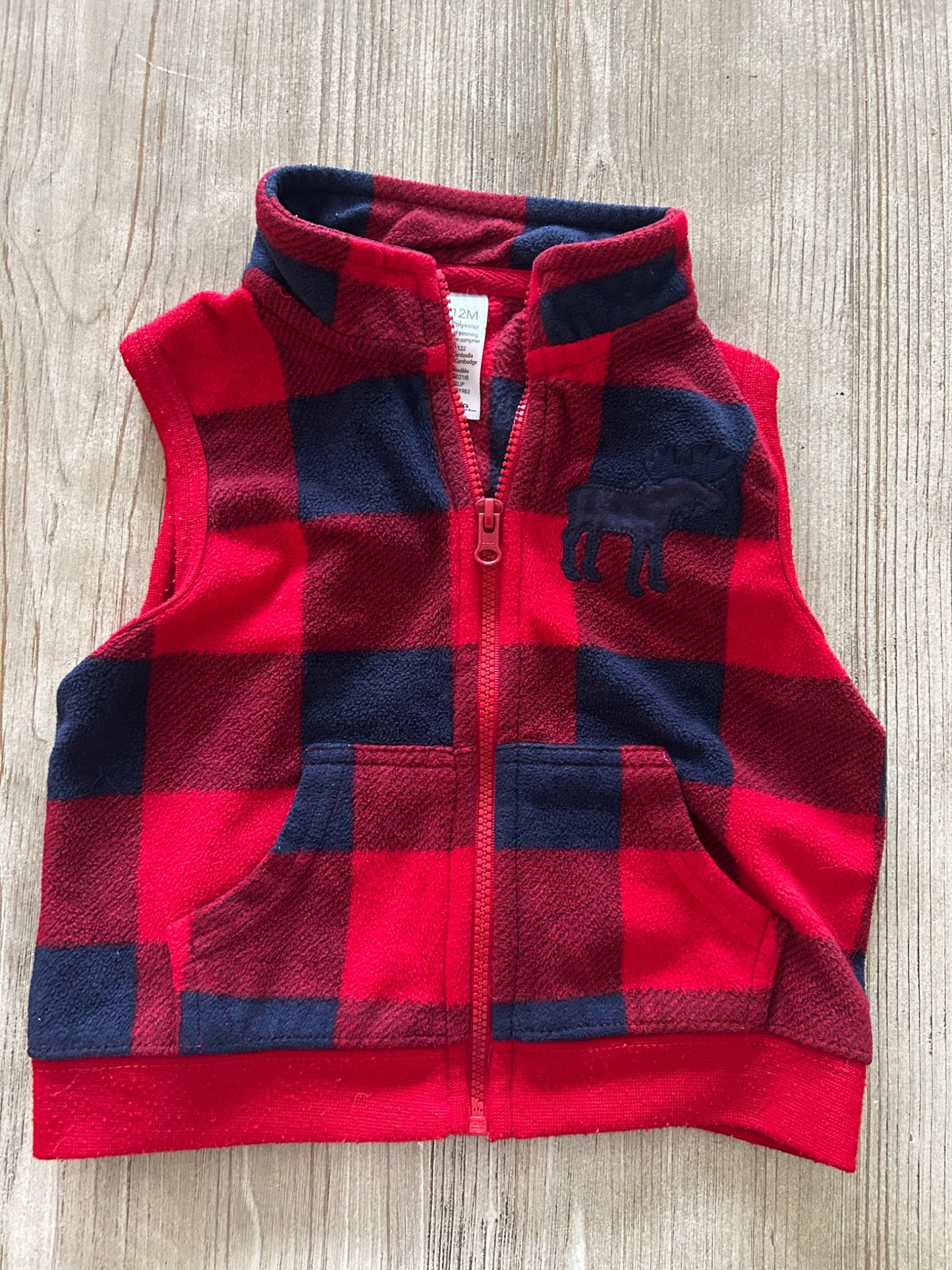 Plaid red bundle 6-12 m, Kids 12 Month (9-12M)