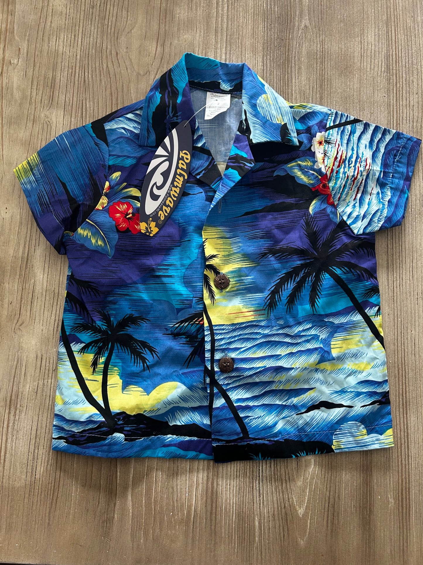 Boys 2T Hawaiian Shirt, Kids 2T