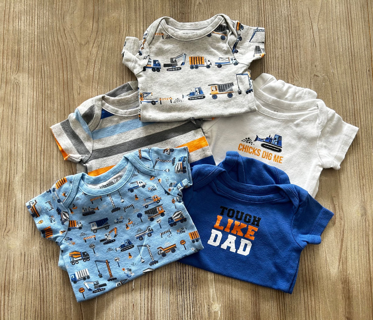 5 premie snap onesies, Kids Newborn