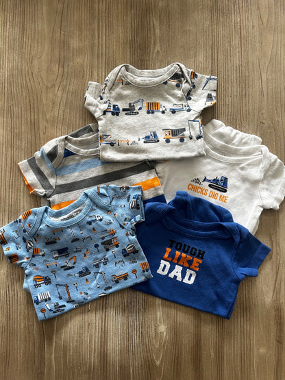 5 premie snap onesies, Kids Newborn