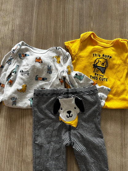 Doggy themed outfit , Kids 6 Month (3-6M)