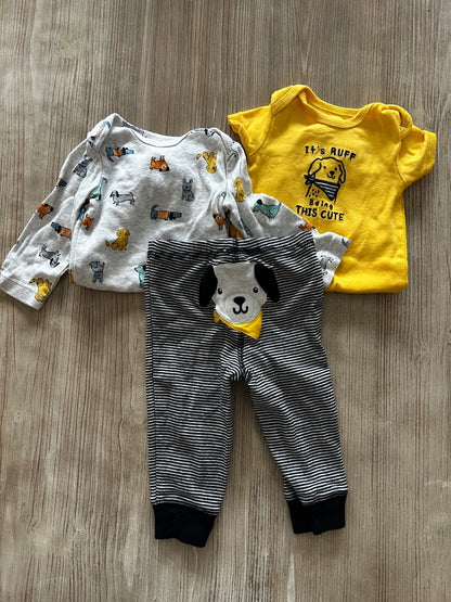 Doggy themed outfit , Kids 6 Month (3-6M)