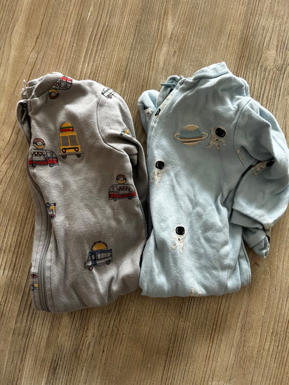 Pekkle Footed Onesies, Kids 6 Month (3-6M)