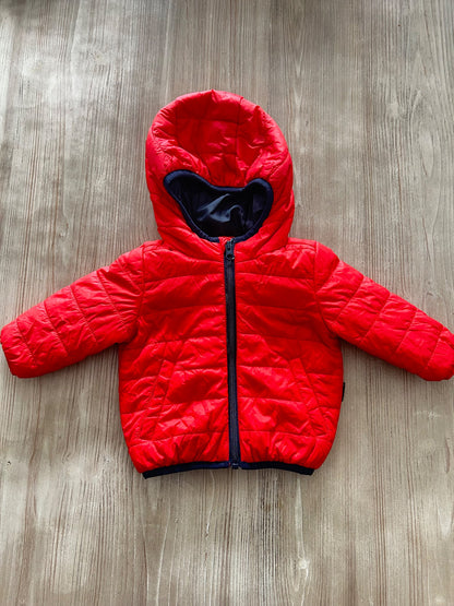 Red puffer jacket, Kids 6 Month (3-6M)