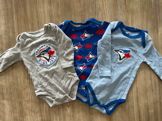 Blue Jays Onesie Bundle, Kids 6 Month (3-6M)