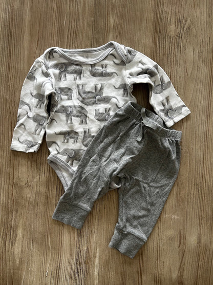 Elephant set, Kids 6 Month (3-6M)