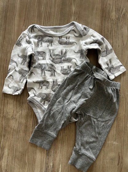 Elephant set, Kids 6 Month (3-6M)