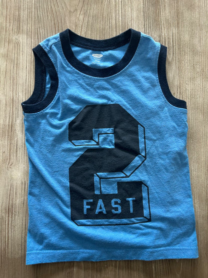 2 tank top in blue , Kids 4/4T
