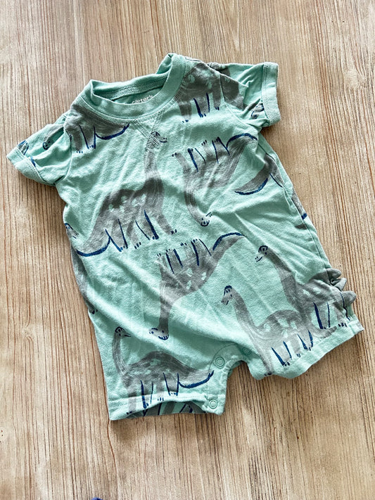 Dino shorts onesie, Kids 9 Month (6-9M)