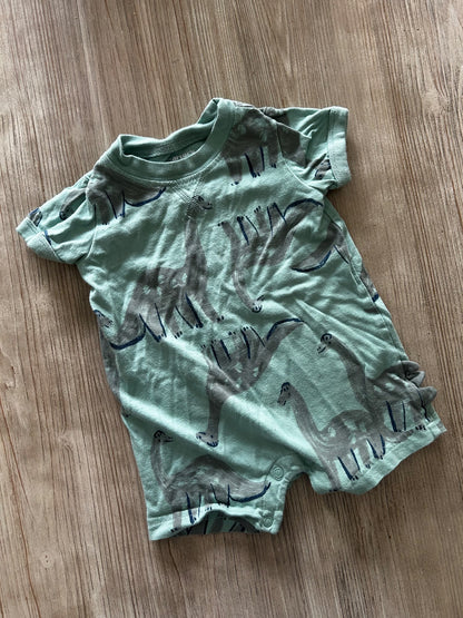 Dino shorts onesie, Kids 9 Month (6-9M)