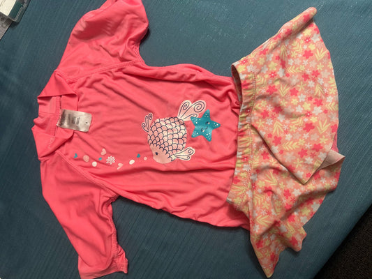Girls bathing suit set , Kids 5/5T