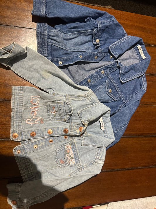 Girls- 2 denim jackets , Kids 24 Month (18-24M)