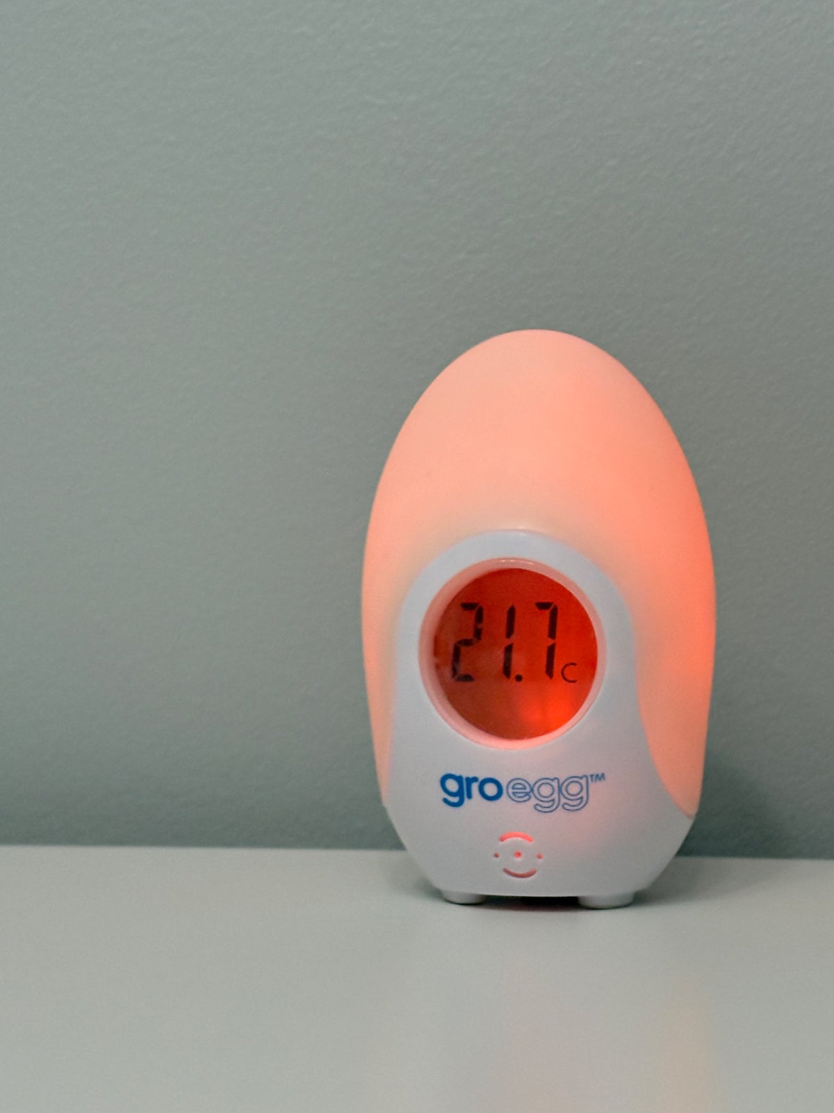 GroEgg Nursery Room Temperature Thermometer & Nightlight