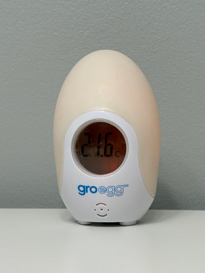 GroEgg Nursery Room Temperature Thermometer & Nightlight