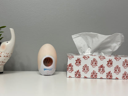 GroEgg Nursery Room Temperature Thermometer & Nightlight