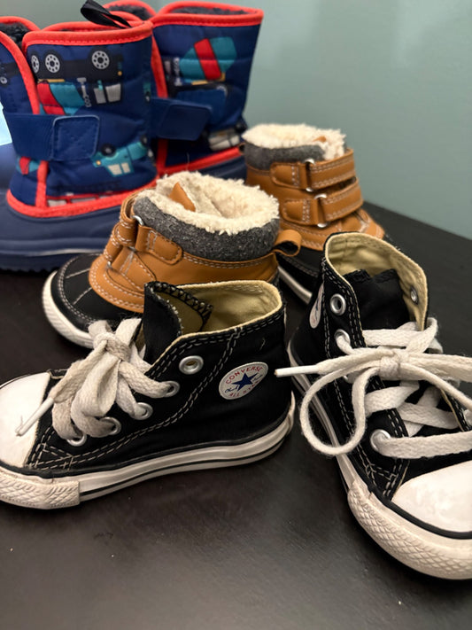 Toddler Fall / Winter Footwear Bundle (Size 4), Shoes 4.5 (Walkers:12-24 mth)