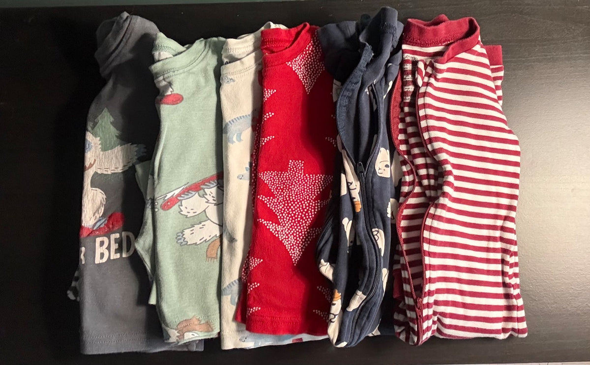 Toddler 2T Pajama Bundle – Sleepers & 2-Piece Sets (6 Pairs), Kids 2T