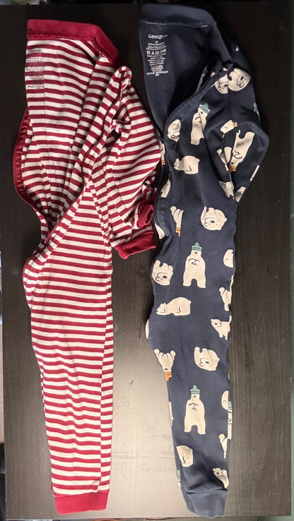 Toddler 2T Pajama Bundle – Sleepers & 2-Piece Sets (6 Pairs), Kids 2T