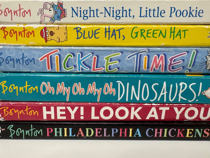 Sandra Boynton 6-Book + CD & Maraca Toddler Bundle