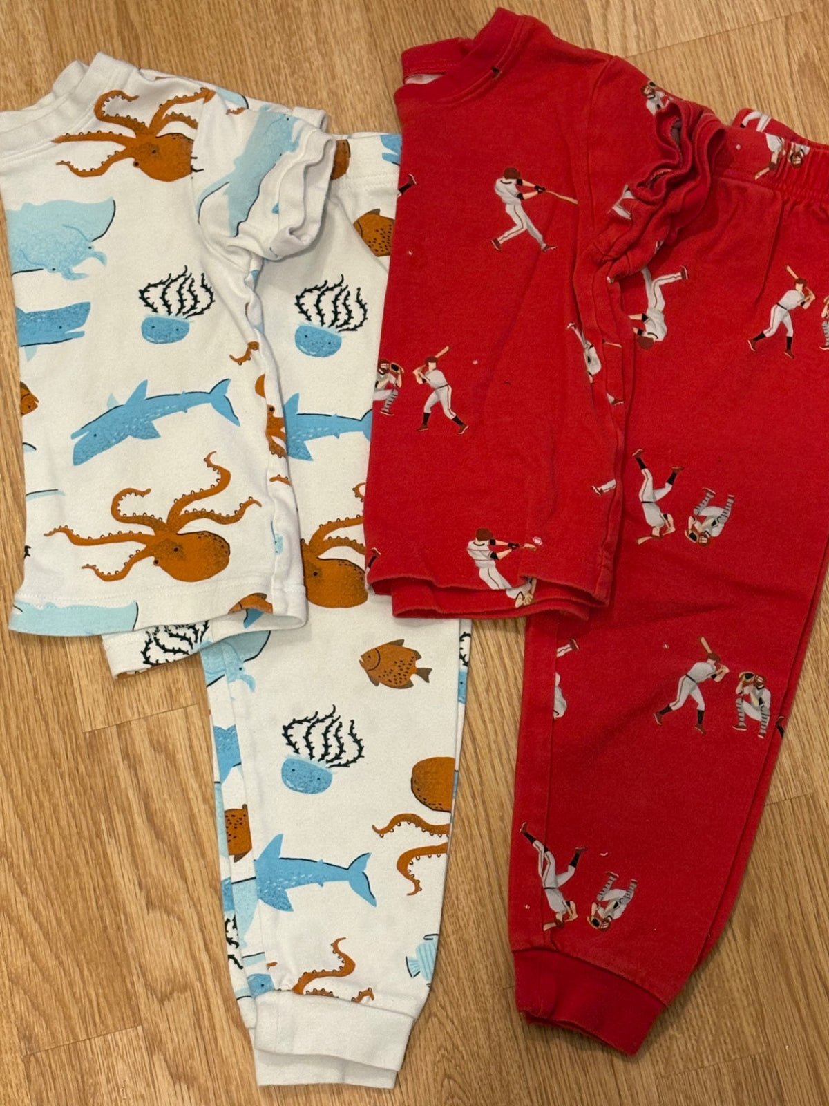 Size 4T - Short Sleeve 2 Piece PJ Sets, Kids 4/4T