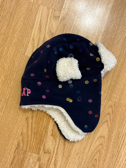 GAP KIDS Fleece-Lined Polka Dot Trapper Hat, Kids 4/4T