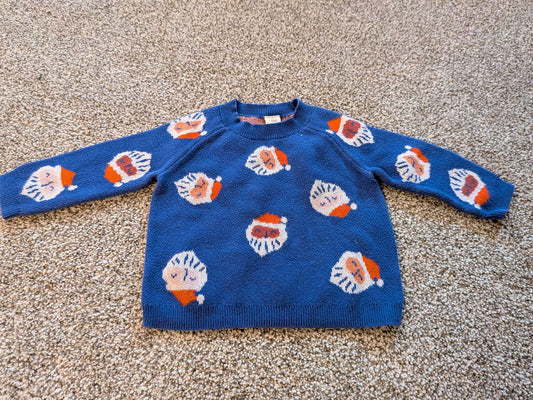 Santa xmas sweater, Kids 6 Month (3-6M)