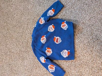 Santa xmas sweater, Kids 6 Month (3-6M)