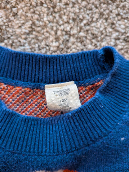 Santa xmas sweater, Kids 6 Month (3-6M)