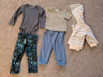 Blue Green bundle 12m , Kids 12 Month (9-12M)