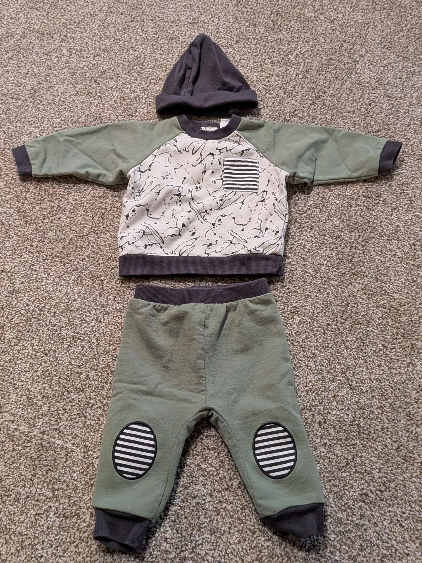 6M Mini Threads Outfit , Kids 6 Month (3-6M)