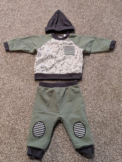 6M Mini Threads Outfit , Kids 6 Month (3-6M)