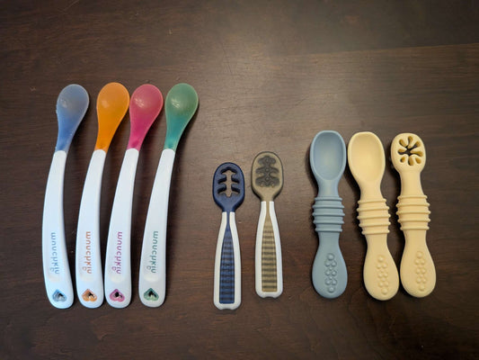 Baby spoons + self feeding tools