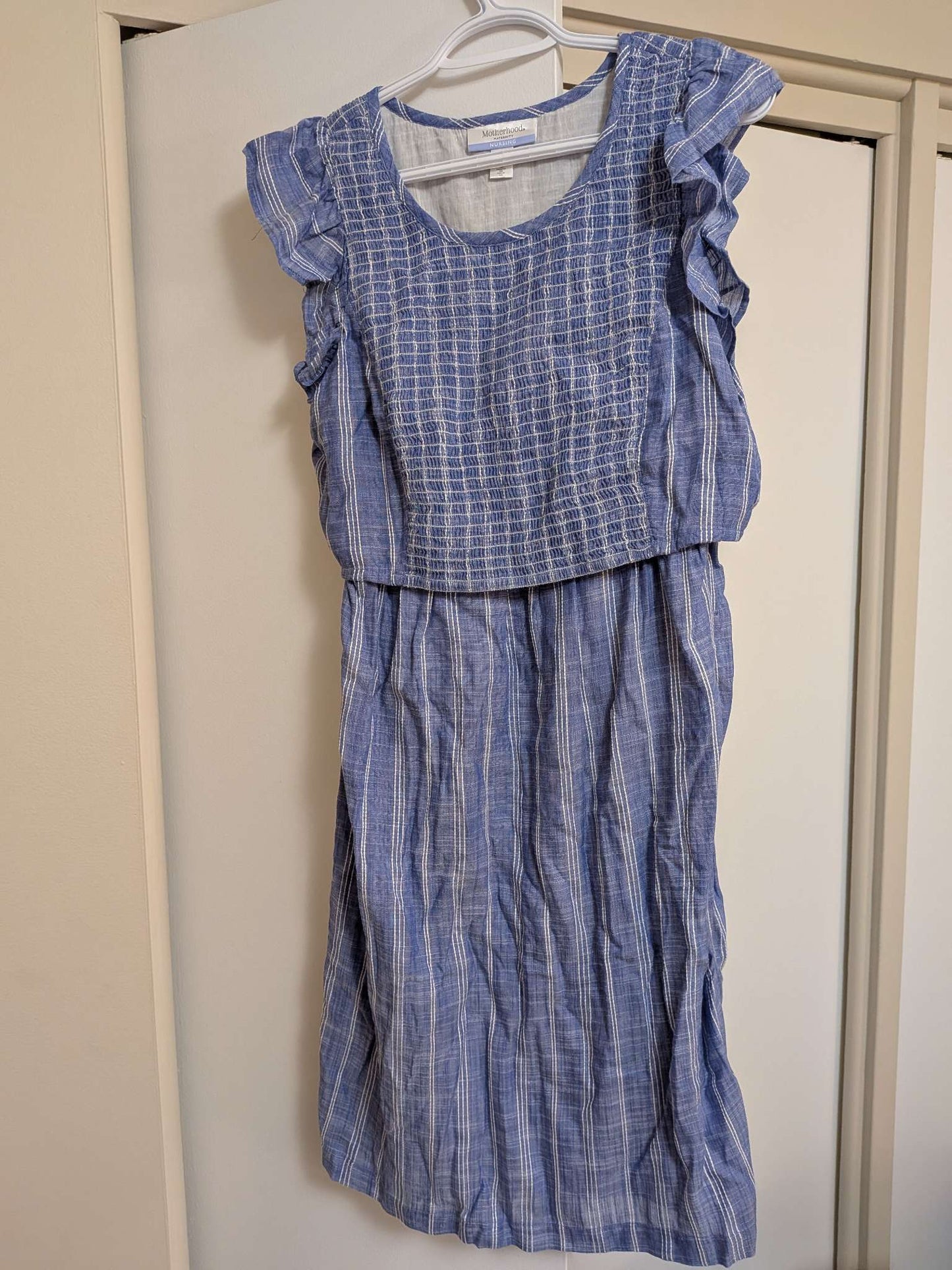 Motherhood Nursing Dress , Maternity M (8-10)