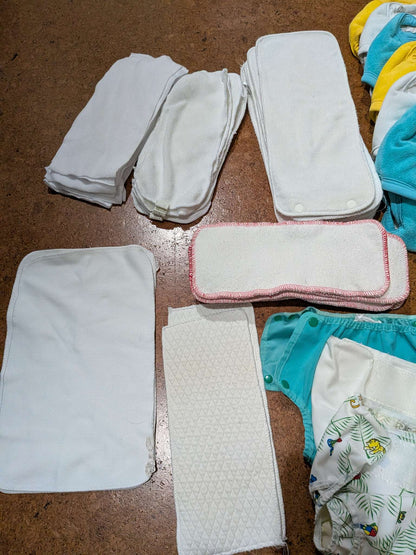 Mother-ease Cloth Diaper bundle + Pail & extras