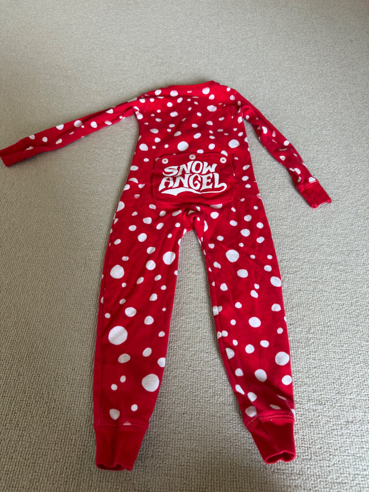 Little blue house snow angle pajamas , Kids 2T