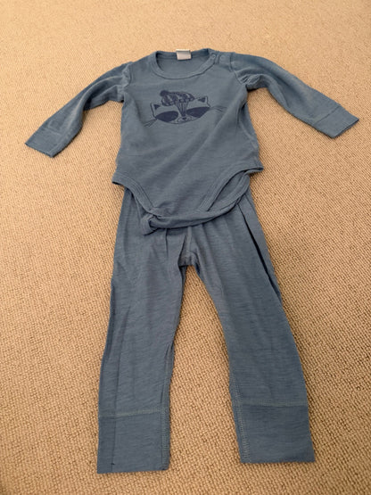 FIX base layer - 100% wool , Kids 9 Month (6-9M)