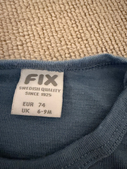 FIX base layer - 100% wool , Kids 9 Month (6-9M)