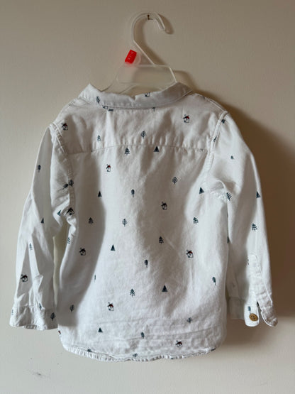 Zara holiday button up 18/24 month, Kids 24 Month (18-24M)