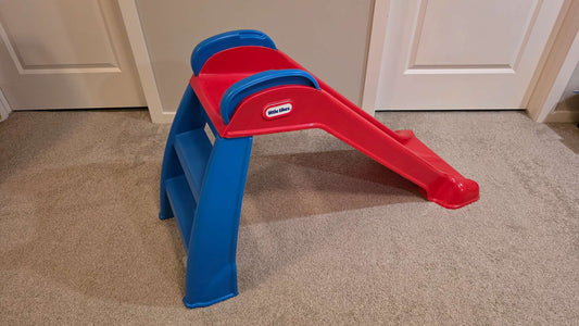 Little Tikes First Slide, Red & Blue, Indoor/Outdoor, VGUC