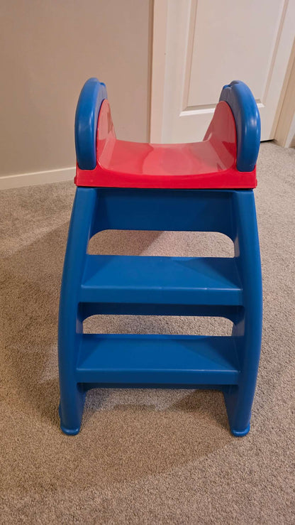 Little Tikes First Slide, Red & Blue, Indoor/Outdoor, VGUC