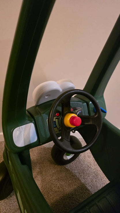 Little Tikes T-Rex Cozy Coupe Dino Ride-On Car, Green, VGUC