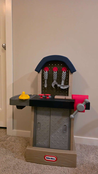 Little Tikes Tikes Tough Workshop + Large Tool Bundle, VGUC