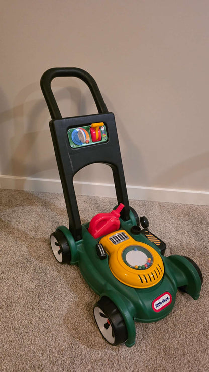 Little Tikes Gas ’n Go Toy Lawn Mower with Gas Can, VGUC