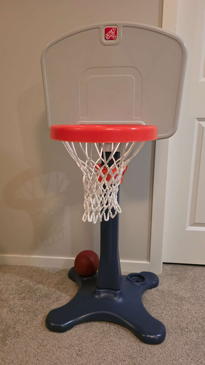 Step2 Adjustable Kids Basketball Hoop with Ball, VGUC