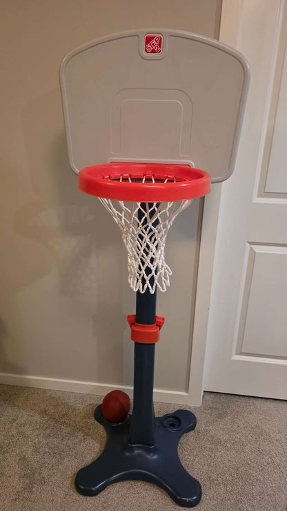 Step2 Adjustable Kids Basketball Hoop with Ball, VGUC