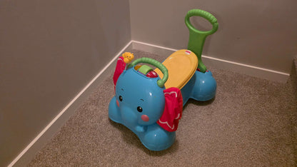 Fisher-Price 3-in-1 Bounce, Stride & Ride Elephant, VGUC