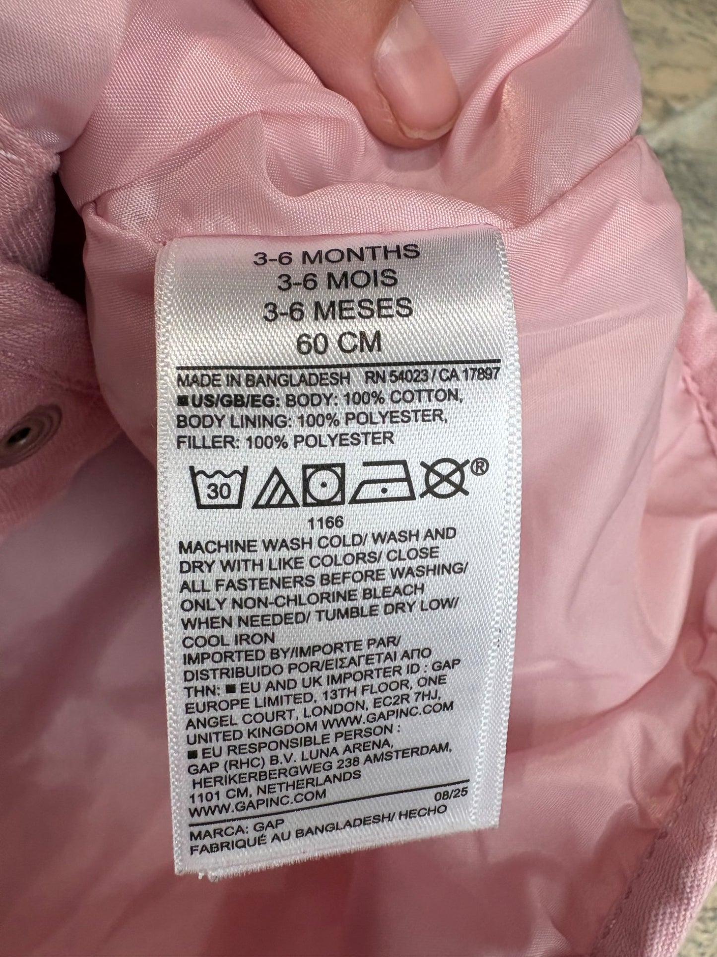 Gap quilted jacket, Kids 6 Month (3-6M)