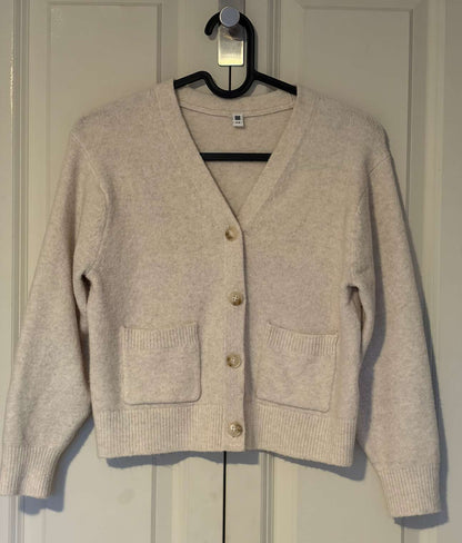 UNIQLO Kids' Soufflé Yarn V-Neck Cardigan Size (7-8 yrs), Kids 6/6X